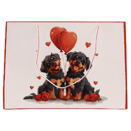 Valentijnsdag Rottweiler Honden Groot Cadeauzakje