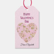  Valentijnsdag Roze Bloemen Hart Custom