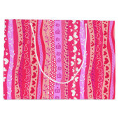 Valentijnsdag Roze Hart Cadeautas (Achterkant)