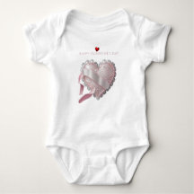 Valentijnsdag Roze Kanten Hart Satijnen Lint