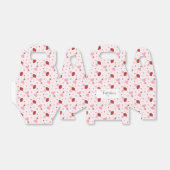 Valentijnsdag Roze & Rode Hart Lollipop Suckers Bedankdoosjes (Uitgevouwen)