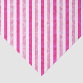 Valentijnsdag - Roze stripes Shimmer Tissuepapier (Detail)