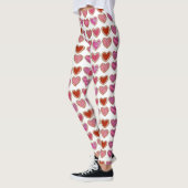 Valentijnsdag roze suikerriet Leggings (Links)