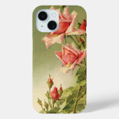  Valentijnsdag Roze Victoriaans Roos van de tuin Case-Mate iPhone Case (Achterkant)