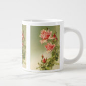  Valentijnsdag Roze Victoriaans Roos van de tuin Grote Koffiekop (Rechts)