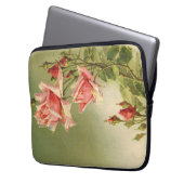  Valentijnsdag Roze Victoriaans Roos van de tuin Laptop Sleeve (Voorkant Links)