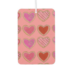 Valentijnsdag Roze voorgekookte suikerkoekjes Luchtverfrisser