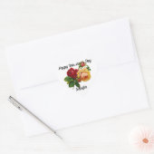 Valentijnsdag  Rozen Aangepaste naam STICKER (Envelop)