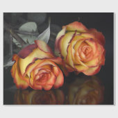 Valentijnsdag rozen cadeaupapier (Vlak)