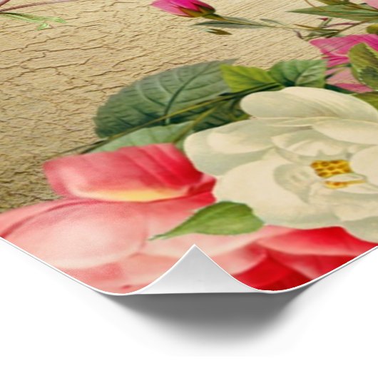 Valentijnsdag Rozen Perfect Poster (Hoek)