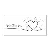 Valentijnsdag Rubberstempel (Afrduk)