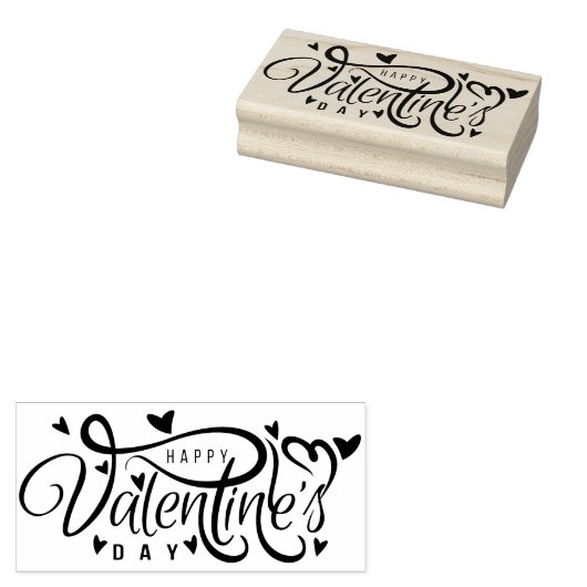 Valentijnsdag Rubberstempel (Gestempeld)