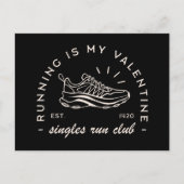 Valentijnsdag runner grappige enkele quotes briefkaart (Voorkant)