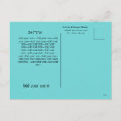 Valentijnsdag Rustic Blue Horse Red Bow Feestdagenkaart (Achterkant)