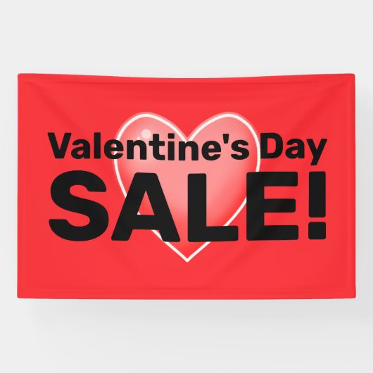 Valentijnsdag SALE! Banner (Horizontaal)