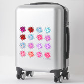 Valentijnsdag Satin Hearts Bows Sticker (Koffer)