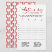 Valentijnsdag Scattergories editable game (Voorkant / Achterkant)