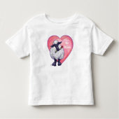 Valentijnsdag schapen kinder shirts (Voorkant)