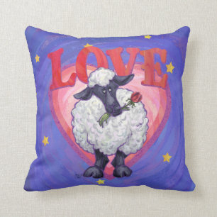 Valentijnsdag schapen kussen