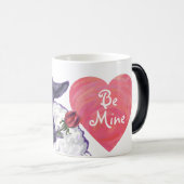 Valentijnsdag schapen magische mok (Voorkant rechts)