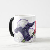 Valentijnsdag schapen magische mok (Voorkant links)