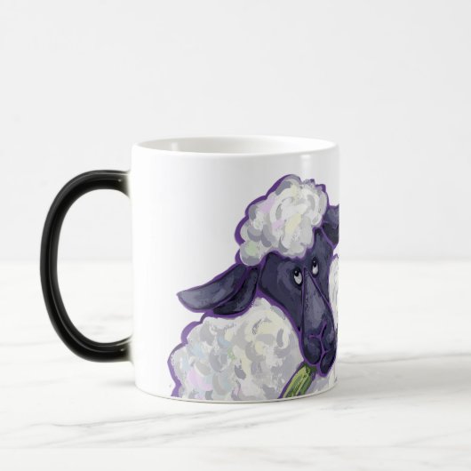 Valentijnsdag schapen magische mok (Links)