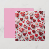 Valentijnsdag schattig briefpapier kaart (Voorkant / Achterkant)