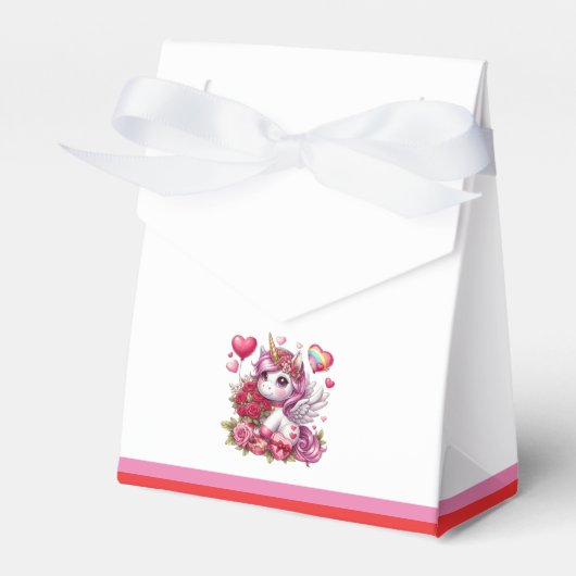 Valentijnsdag schattig piraat gunst doos bedankdoosjes (Voorkant Zijde)