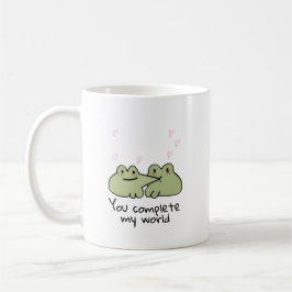 Valentijnsdag Schattige Frog Love Paar Mok