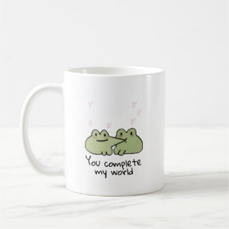 Valentijnsdag Schattige Frog Love Paar Mok