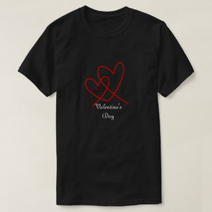 Valentijnsdag Schattige Hart Koppels T-shirt