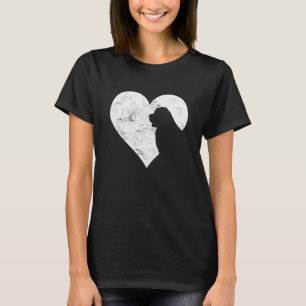 Valentijnsdag Schattige Newfoundland Hondenliefheb T-shirt