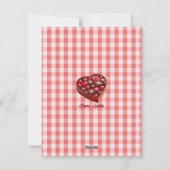 Valentijnsdag Schattige Yorkshire Terrier Dog Feestdagenkaart (Achterkant)