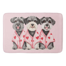 Valentijnsdag Schnauzer Dogs