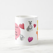Valentijnsdag Schnauzer Pet Dog C Koffiemok (Center)