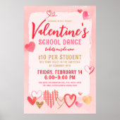 Valentijnsdag School Dance Poster (Voorkant)