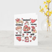 Valentijnsdag Schoolpsycholoog Schoolpsycholoog Kaart (Gele Bloem)