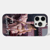 Valentijnsdag Schoonheid in Ondergoed op de Bank Case-Mate iPhone Case (Achterkant (horizontaal))