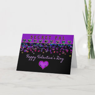 Valentijnsdag - Secret Pal - Hearts Feestdagen Kaart