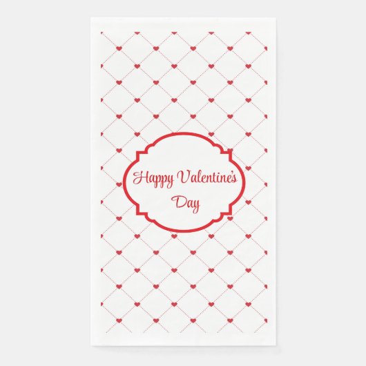 Valentijnsdag  servet (Voorkant)