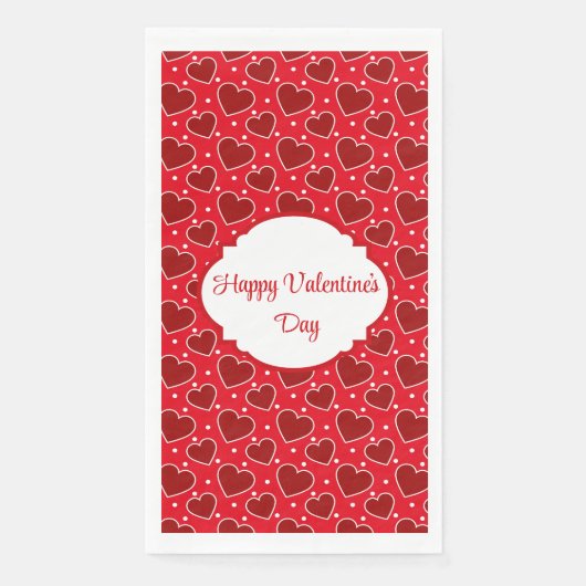 Valentijnsdag  servet (Voorkant)