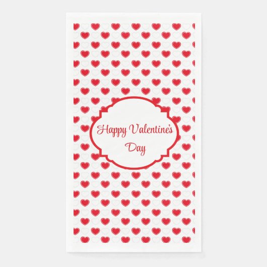 Valentijnsdag  servet (Voorkant)