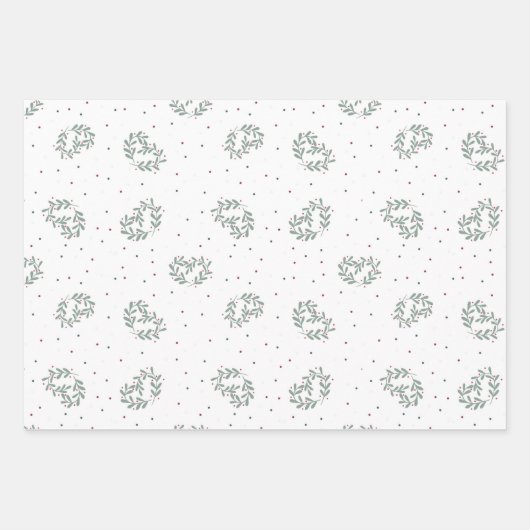 Valentijnsdag set van drie inpakpapier. inpakpapier vel (Voorkant 3)