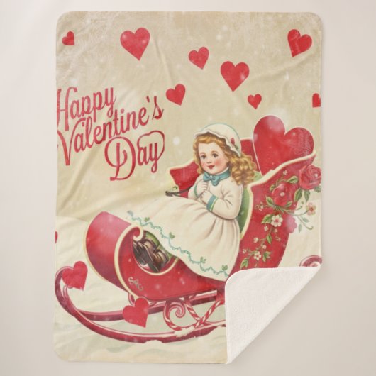 Valentijnsdag Sherpa Deken (Voorkant)