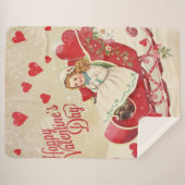 Valentijnsdag Sherpa Deken (Voorkant (horizontaal))