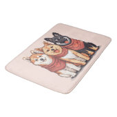 Valentijnsdag Shiba Inu Dogs Badmat (Gekanteld)