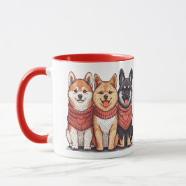 Valentijnsdag Shiba Inu Dogs Mok