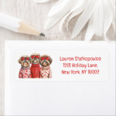 Valentijnsdag Shih Tzu Dogs Etiket (Insitu)