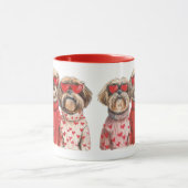 Valentijnsdag Shih Tzu Dogs Mok (Midden)