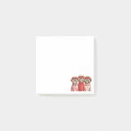 Valentijnsdag Shih Tzu Dogs Post-it® Notes